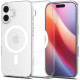 Skaidrus / baltas dėklas Apple iPhone 17 telefonui "Spigen Liquid Crystal MAG Magsafe"