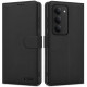 Juodas atverčiamas dėklas Xiaomi Redmi 15 4G / 5G telefonui "Tech-Protect Wallet"