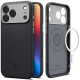 Juodas dėklas Apple iPhone 17 Pro telefonui "Spigen Nano Pop MAG Magsafe"