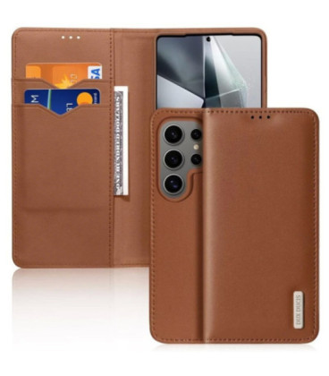Dėklas Dux Ducis Hivo skirtas Samsung S938 S25 Ultra rudas