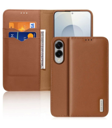 Dėklas Dux Ducis Hivo skirtas Samsung S937 S25 Edge rudas