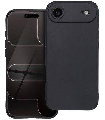 Juodas dėklas Apple iPhone Air telefonui "Matt Case"