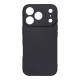 Juodas dėklas Apple iPhone 17 Pro telefonui "Matt Case"