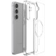 Skaidrus (Baltas) dėklas Samsung Galaxy S25 FE telefonui "Spigen Ultra Hybrid MAG Magsafe"