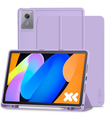 Violetinis atverčiamas dėklas Lenovo Idea Tab / K11 Gen 2 11.0 planšetei "Tech-Protect SC"