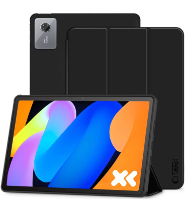 Juodas atverčiamas dėklas Lenovo Idea Tab 11.0 TB-336 planšetei "Tech-Protect Smartcase"