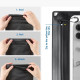 Juodas vandeniui atsparus dėklas "Spigen A640 Universal Waterproof Case Crossbag"