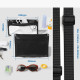 Juodas vandeniui atsparus dėklas "Spigen A640 Universal Waterproof Case Crossbag"