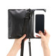 Juodas vandeniui atsparus dėklas "Spigen A640 Universal Waterproof Case Crossbag"