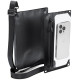 Juodas vandeniui atsparus dėklas "Spigen A640 Universal Waterproof Case Crossbag"