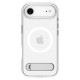 Skaidrus / baltas dėklas Apple iPhone Air telefonui "Spigen Ultra Hybrid "S" MAG Magsafe"