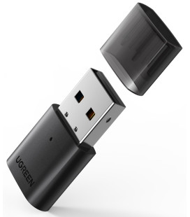 Bluetooth adapteris Ugreen CM390 Bluetooth 5.0 juodas