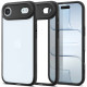 Matinis juodas / skaidrus dėklas Apple iPhone Air telefonui "Spigen Ultra Hybrid"