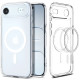 Skaidrus (Baltas) dėklas Apple iPhone Air telefonui "Spigen Ultra Hybrid MAG Magsafe"