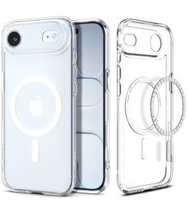 Skaidrus (Baltas) dėklas Apple iPhone Air telefonui "Spigen Ultra Hybrid MAG Magsafe"