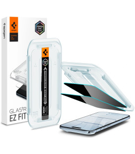 (Privacy) Apsauginis grūdintas stiklas Apple iPhone Air telefonui "Spigen Glas.TR EZ Fit 2-Pack"