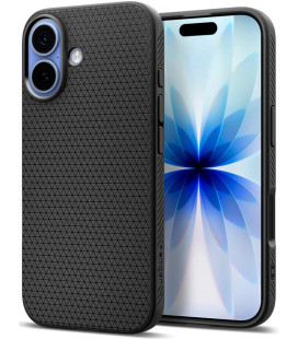 Juodas dėklas Apple iPhone 17 telefonui "Spigen Liquid Air"