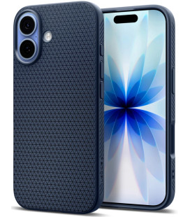 Mėlynas dėklas Apple iPhone 17 telefonui "Spigen Liquid Air"