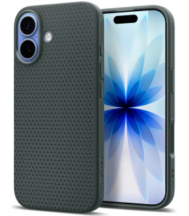 Žalias dėklas Apple iPhone 17 telefonui "Spigen Liquid Air"