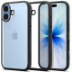 Matinis juodas / skaidrus dėklas Apple iPhone 17 telefonui "Spigen Ultra Hybrid"