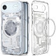 Dėklas Apple iPhone Air telefonui "Spigen Ultra Hybrid MAG Magsafe Zero One White"