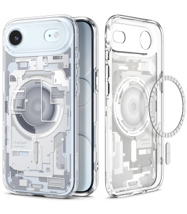 Dėklas Apple iPhone Air telefonui "Spigen Ultra Hybrid MAG Magsafe Zero One White"
