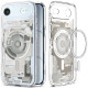 Dėklas Apple iPhone Air telefonui "Spigen Ultra Hybrid MAG Magsafe Zero One Natural Titanium"