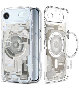 Dėklas Apple iPhone Air telefonui "Spigen Ultra Hybrid MAG Magsafe Zero One Natural Titanium"
