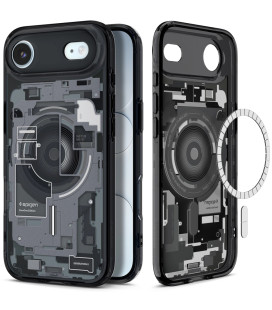 Dėklas Apple iPhone Air telefonui "Spigen Ultra Hybrid MAG Magsafe Zero One Black"