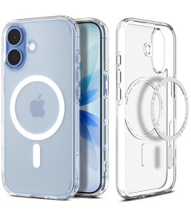 Matinis skaidrus dėklas Apple iPhone 17 telefonui "Spigen Ultra Hybrid MAG Magsafe"