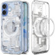 Dėklas Apple iPhone 17 telefonui "Spigen Ultra Hybrid MAG Magsafe Zero One White"