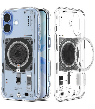 Dėklas Apple iPhone 17 telefonui "Spigen Ultra Hybrid MAG Magsafe Neo One"