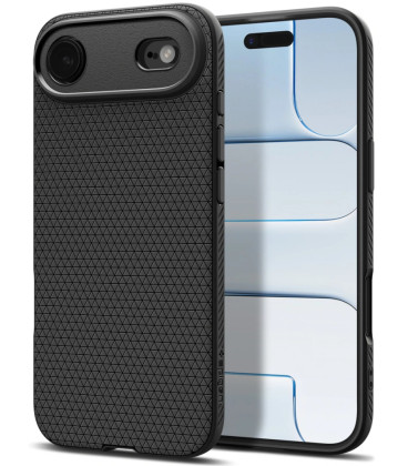 Juodas dėklas Apple iPhone Air telefonui "Spigen Liquid Air"