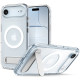 Skaidrus / baltas dėklas Apple iPhone Air telefonui "Spigen Ultra Hybrid "S" MAG Magsafe"