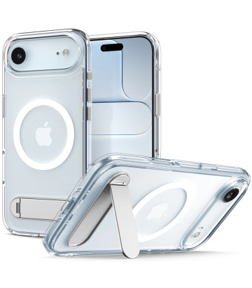 Skaidrus / baltas dėklas Apple iPhone Air telefonui "Spigen Ultra Hybrid "S" MAG Magsafe"