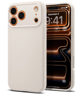 (Natural Titanium) dėklas Apple iPhone 17 Pro Max telefonui "Spigen Liquid Air"
