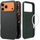 Žalias silikoninis dėklas Apple iPhone 17 Pro Max telefonui "Spigen Silicone Fit MAG Magsafe"