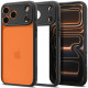 Matinis juodas / skaidrus dėklas Apple iPhone 17 Pro telefonui "Spigen Ultra Hybrid"
