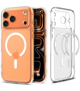 Matinis skaidrus dėklas Apple iPhone 17 Pro Max telefonui "Spigen Ultra Hybrid MAG Magsafe"