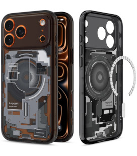 Dėklas Apple iPhone 17 Pro Max telefonui "Spigen Ultra Hybrid MAG Magsafe Zero One Black"