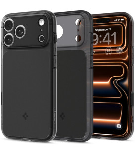 Matinis juodas dėklas Apple iPhone 17 Pro Max telefonui "Spigen Ultra Hybrid T MAG Magsafe"