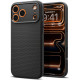 Juodas dėklas Apple iPhone 17 Pro Max telefonui "Spigen Liquid Air"
