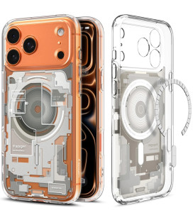 Dėklas Apple iPhone 17 Pro Max telefonui "Spigen Ultra Hybrid MAG Magsafe Zero One Natural Titanium"