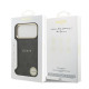 Juodas dėklas Apple iPhone 17 Pro Max telefonui "Guess PU Leather 4G Gold Frame MagSafe Case"