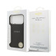 Juodas dėklas Apple iPhone 17 Pro Max telefonui "Guess PU Saffiano MagSafe Case"