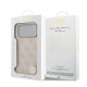 Rožinis dėklas Apple iPhone 17 Pro Max telefonui "Guess 4G Charm Case Tone on Tone"