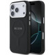 Juodas dėklas Apple iPhone 17 Pro telefonui "Guess PU Saffiano MagSafe Case"