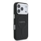 Juodas dėklas Apple iPhone 17 Pro telefonui "Guess PU Saffiano MagSafe Case"