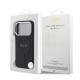Juodas dėklas Apple iPhone 17 Pro telefonui "Guess PU Saffiano MagSafe Case"