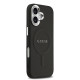 Juodas dėklas Apple iPhone 17 telefonui "Guess PU Saffiano MagSafe Case"